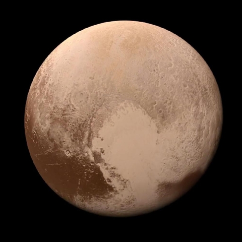 Image of Pluto from NASA’s New Horizons spacecraft taken on July 13, 2015.