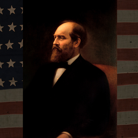 James Garfield and the U.S. Flag