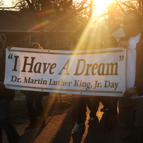 Martin Luther King Jr. Day March at Southern Arkansas University.