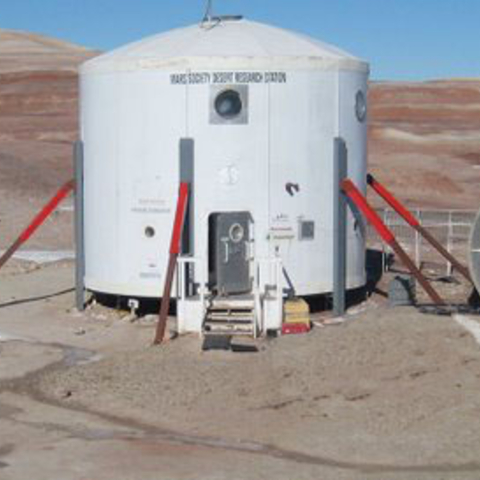The Mars Desert Research Station in Utah.