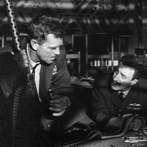 A scene from the film Dr. Strangelove.