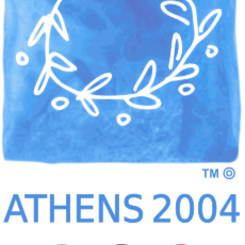 The logo for the 2004 Summer Olympics.