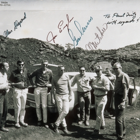 Members of the Apollo-14 team.
