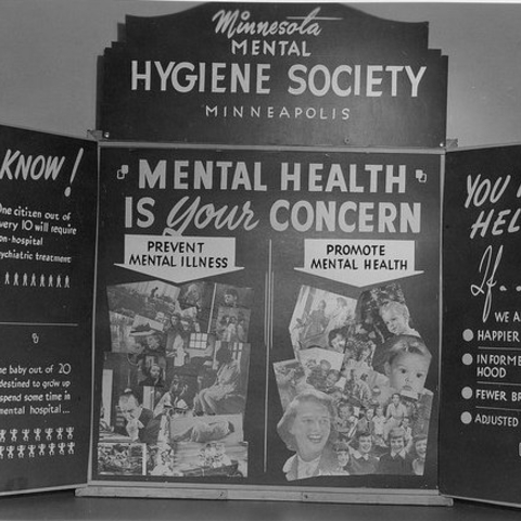 A poster presentation at the Minneapolis Health Fair in 1944.