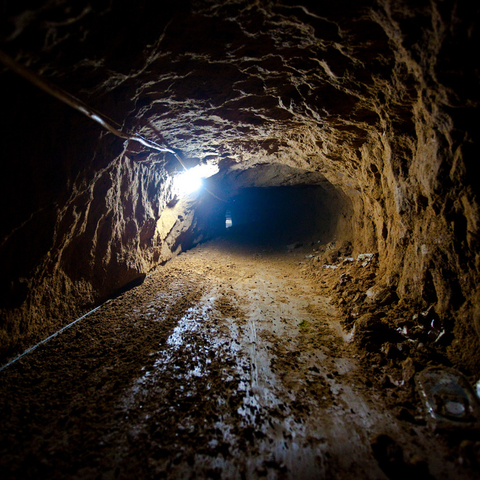 Smuggling Tunnel in the Gaza Strip to circumvent the Gaza Blockade, 2009