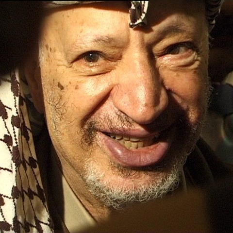 The late Palestinian Authority President Yasser Arafat