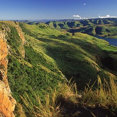 The Drakensberg Mountains in South Africa