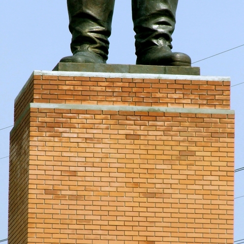 Stalin's boots are all that remain of his statue in Budapest.