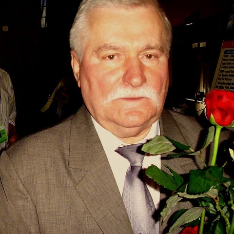 Lech Walesa, Founder of Solidarity (an indepedent trade union in Poland), winner of the Nobel Peace Prize in 1983, and first President of Poland, 1990-1995  