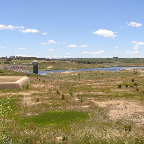 Pejar Dam, the Water Supply for Goulburn, New South Wales, in November 2005
