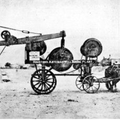 Artesian Bore Drilling Plant in Queensland, 1900