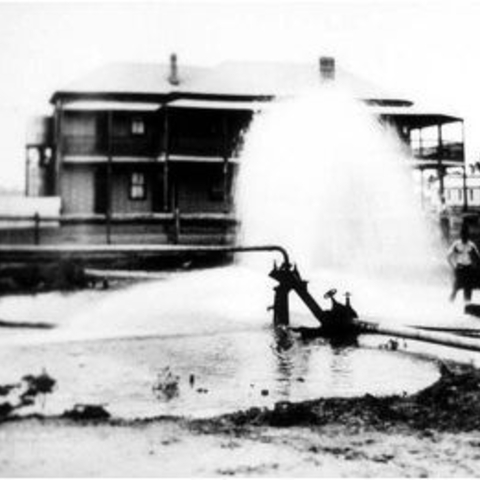 Moree Water Bore in New South Wales, 1898