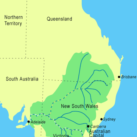 Map of the Murray-Darling Basin