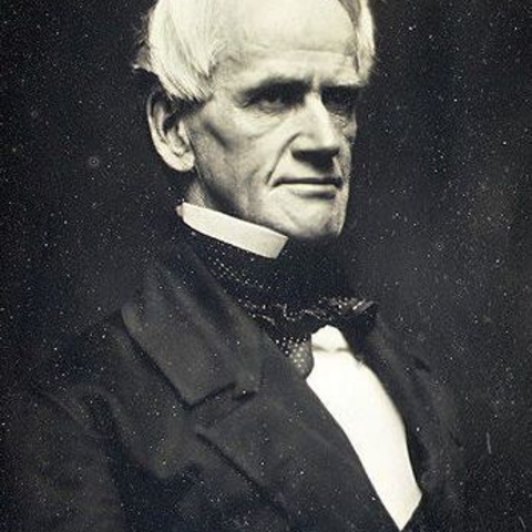 Horace Mann- 19th century education reformer, c1850