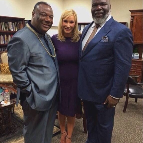 Archbishop Nicholas Duncan-Williams, Paula White, and Bishop T.D. Jakes.