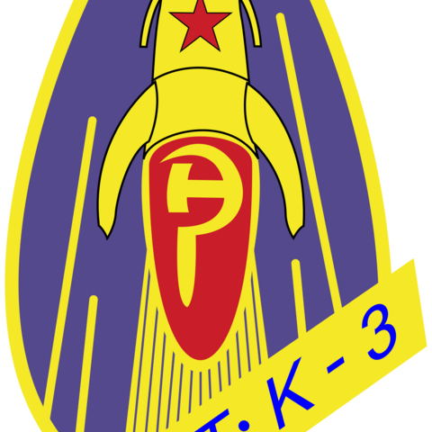 A mission patch for the Soviet Vostok 3.