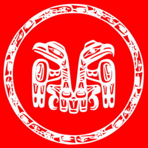 The flag of the Haida First Nation.