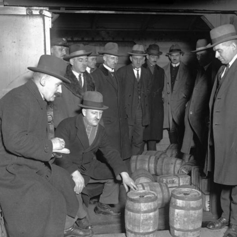 American gold arrived by the barrel load in Germany in 1924.