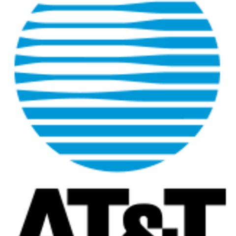The logo for the American Telephone and Telegraph Corporation from 1983-1996.