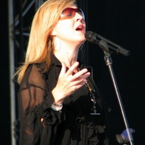 Darlene Zschech on a 2009 tour of India.