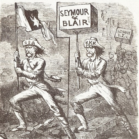 An 1868 political cartoon.