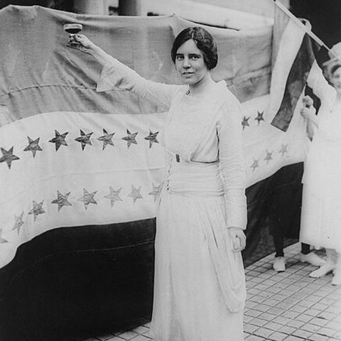 Alice Paul, the author of the original Equal Rights Amendment.