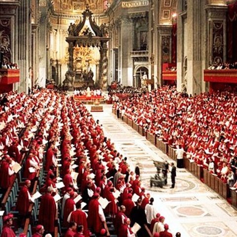 Proceedings of the Second Vatican Council in 1963.