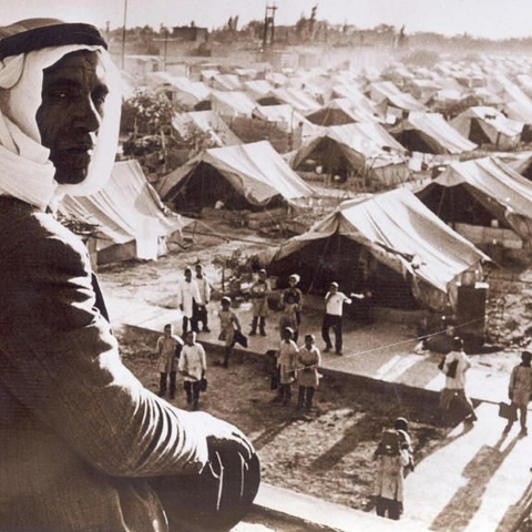 Nakba, a Palestinian Refugee Camp, 1948