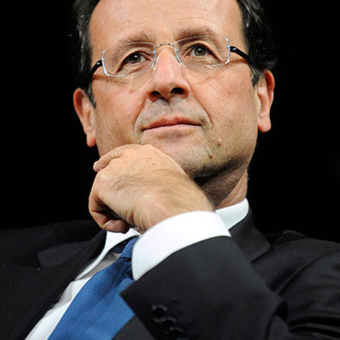 François Hollande, newly elected Socialist President of France