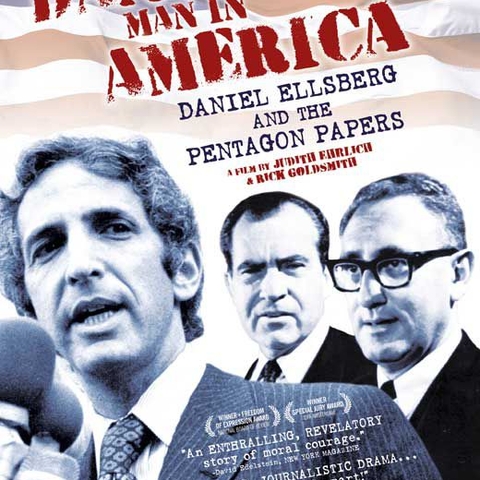 A poster for the film: The Most Dangerous Man in America: Daniel Ellsberg and the Pentagon Papers