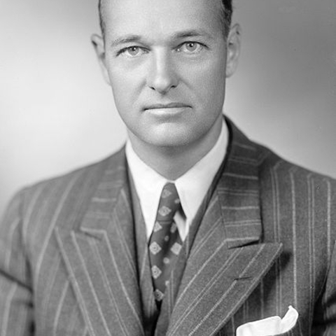 A 1947 image of U.S. diplomat George Kennan, who espoused the U.S. policy of containment of communism