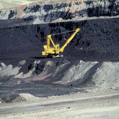 A Wyoming strip mine