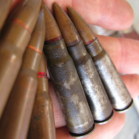 AK-47 bullets from China, Pakistan, and Russia