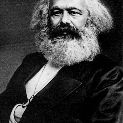 Karl Marx (1818-1883), who applied the term 'alienation' to the separation of the worker from the work process in the development of capitalism