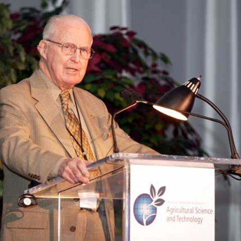 Norman Borlaug, the "father of the Green Revolution"