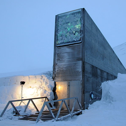 Entrance to the Svalbard Global Seed Vault