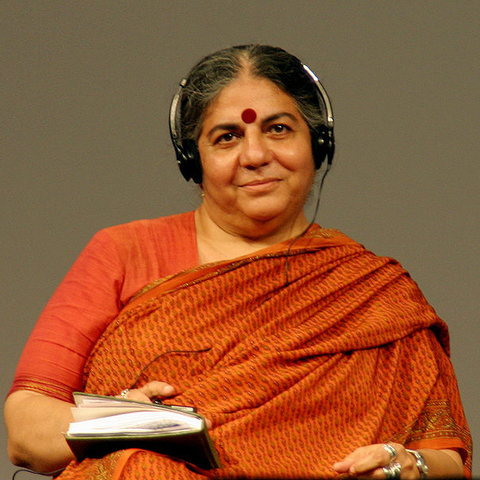 Physicist and environmentalist Vandana Shiva