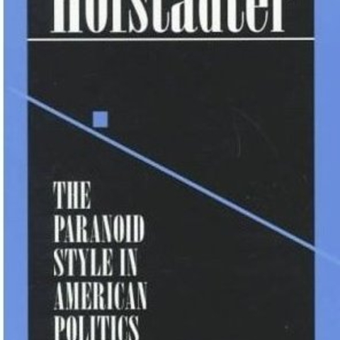 The book cover from Richard Hofstadter's The Paranoid Style in American Politics