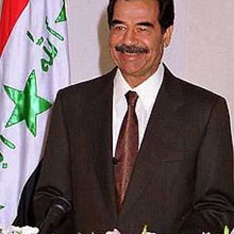 Saddam Hussein, president of Iraq from 1979 to 2003