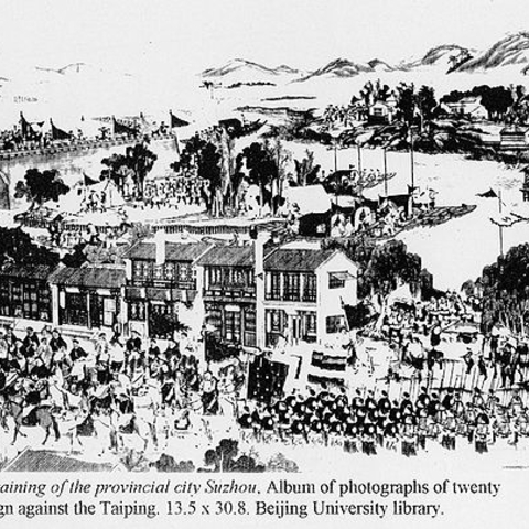 Scene from the Taiping Rebellion (1850-1864), humanity's first true civilizational Malthusian crisis