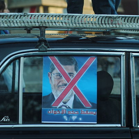 Anti-Morsi poster in Egypt.