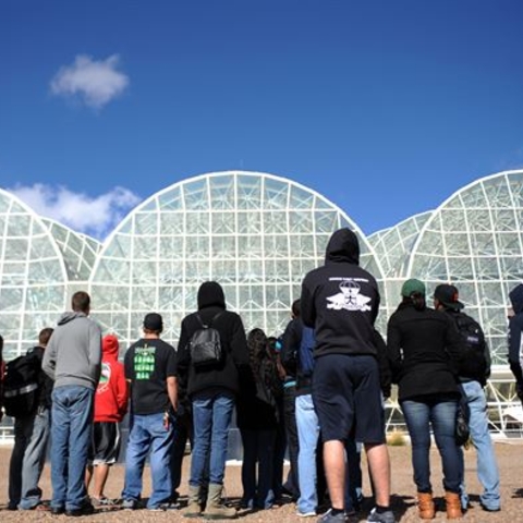 The Biosphere 2 facility offers regular tours.