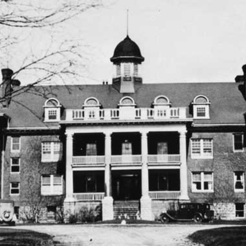 The Mohawk Institute Indian Residential School.