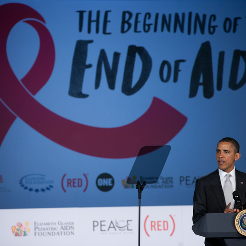 President Barack Obama at George Washington University.