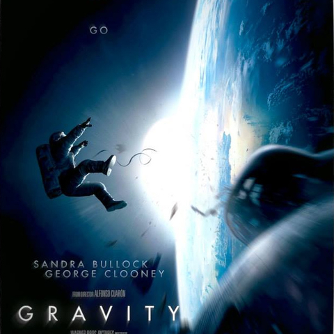 The poster for the 2013 film Gravity.