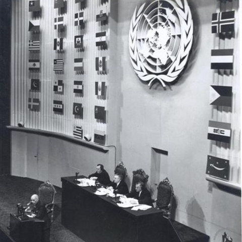 The United Nations General Assembly in 1948.