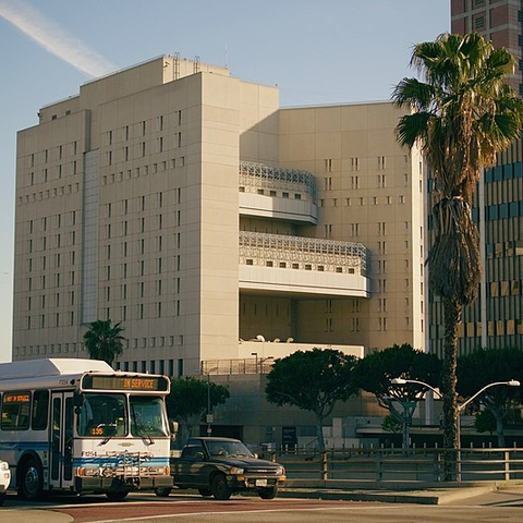 The Angeles County Jail in downtown Los Angeles, CA.