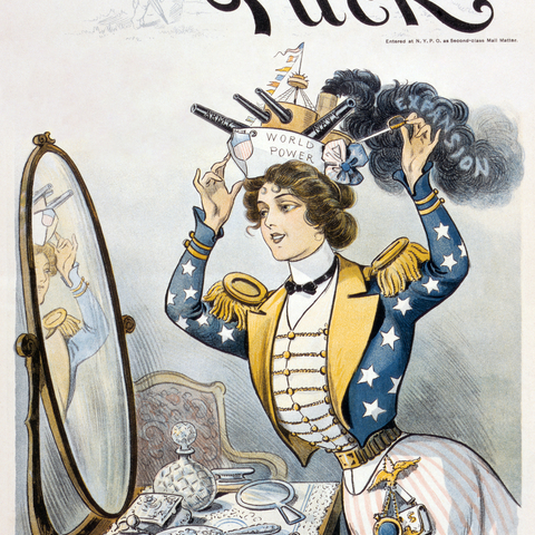 The 1901 cover of Puck.