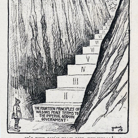 A 1918 political cartoon.