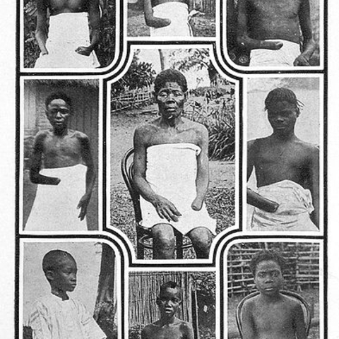 Pictures taken by British missionary Alice Seeley Harris in 1904.